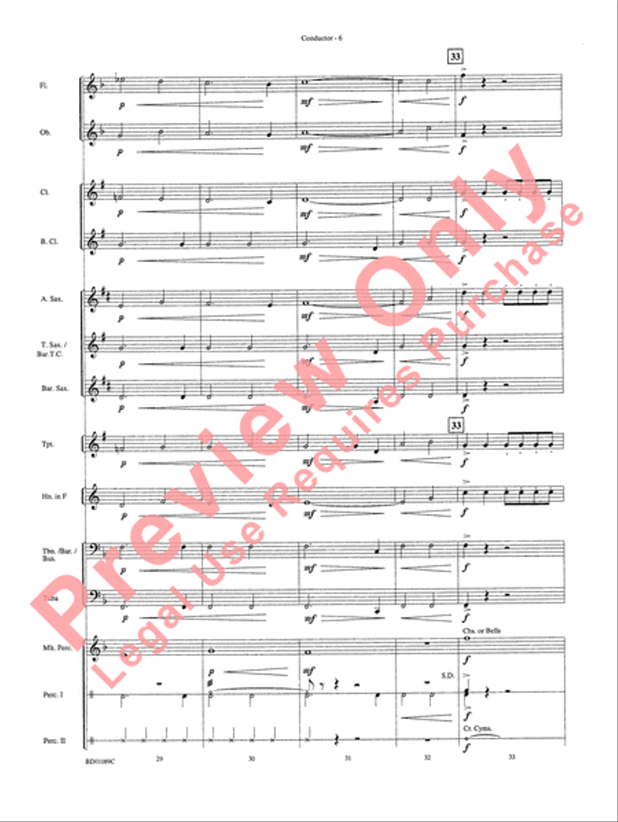 Ceremonium Concert Band scores gallery preview page 9