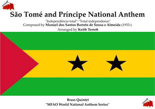 São Tomé and Príncipe National Anthem for Brass Quintet