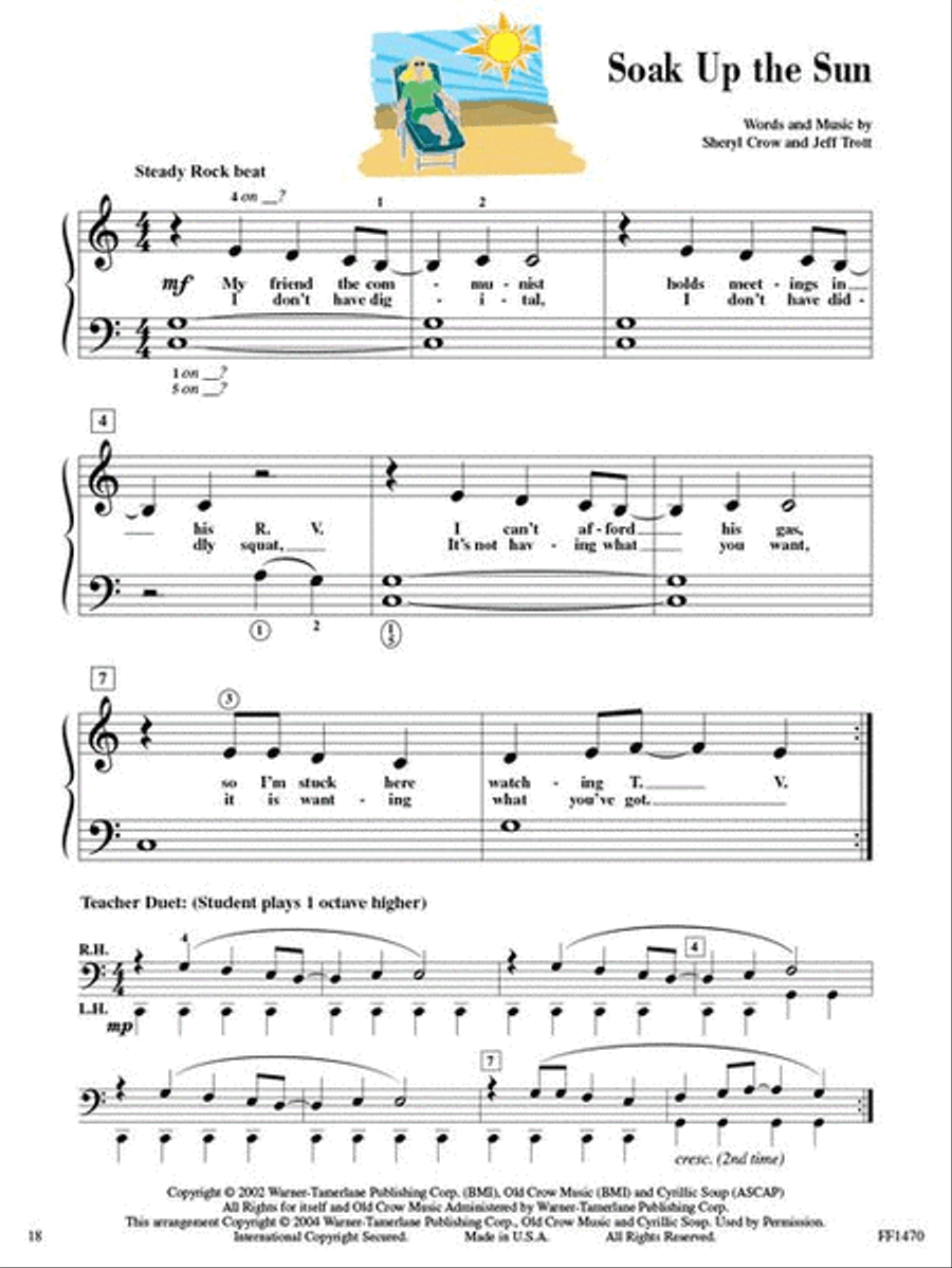 Accelerated Piano Adventures for the Older Beginner Piano Method scores gallery preview page 6