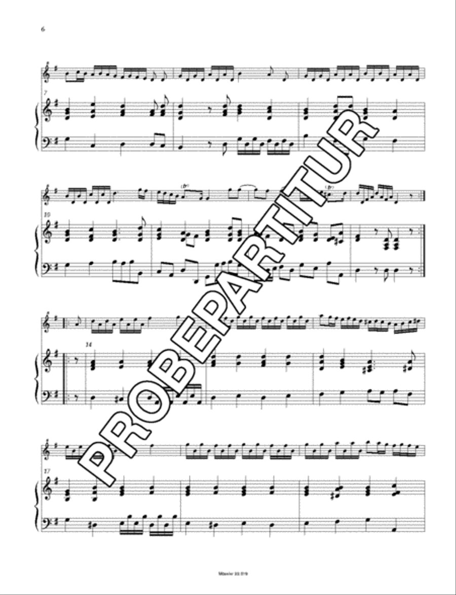 Sonata G major Soprano Recorder scores gallery preview page 7