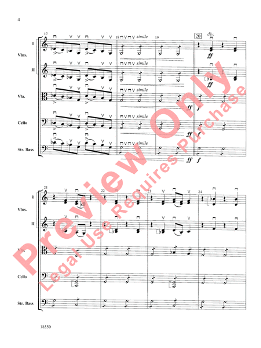Legend String Orchestra scores gallery preview page 5