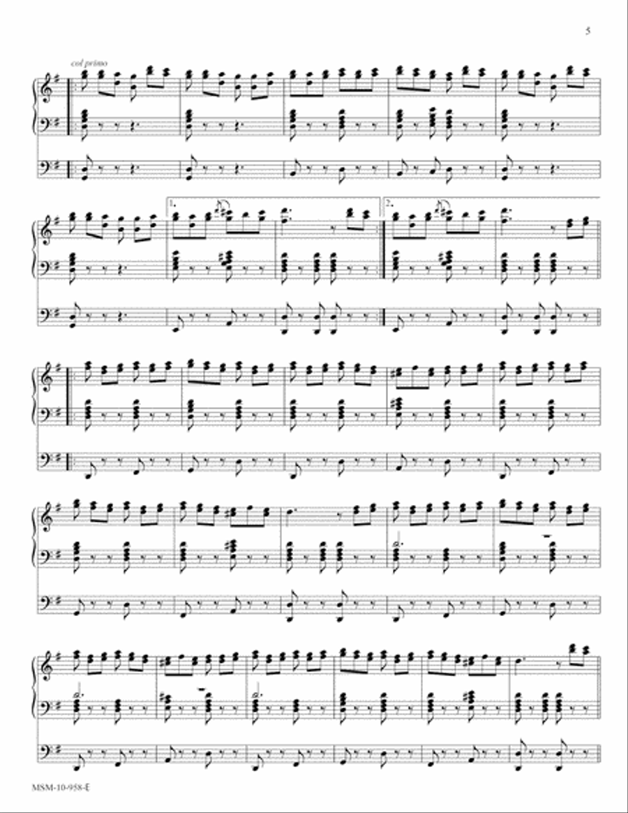 Rondo in G Organ scores gallery preview page 5