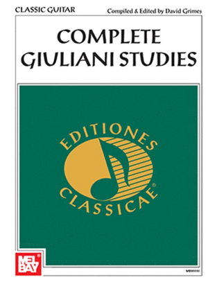 Book cover for Complete Giuliani Studies For Guitar
