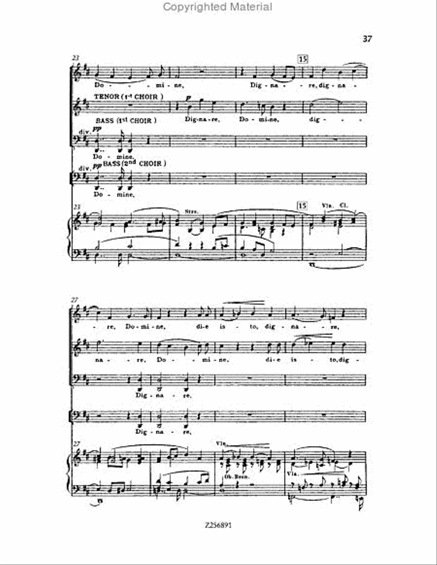 Te Deum, H 118 Choir scores gallery preview page 37