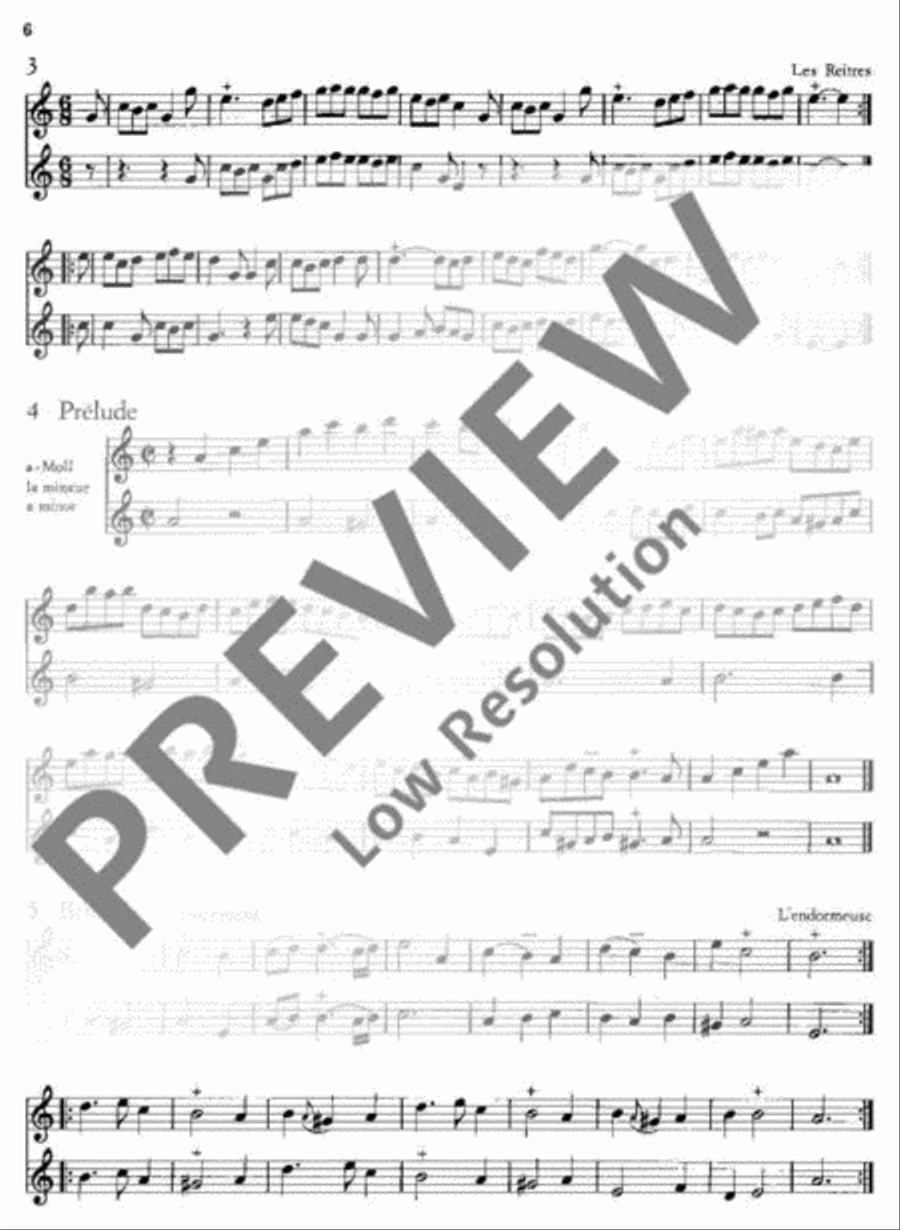 55 Easy Pieces Flute Duet scores gallery preview page 7