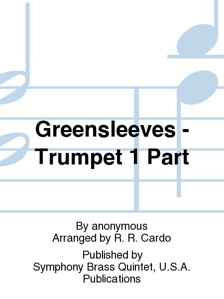 Greensleeves - Trumpet 1 Part image number null