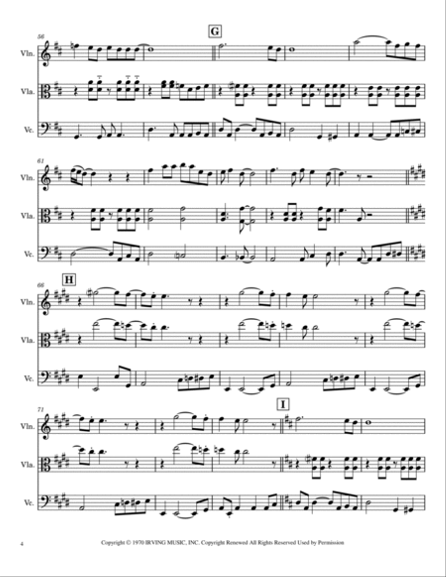 Joy To The World String Trio scores gallery preview page 4