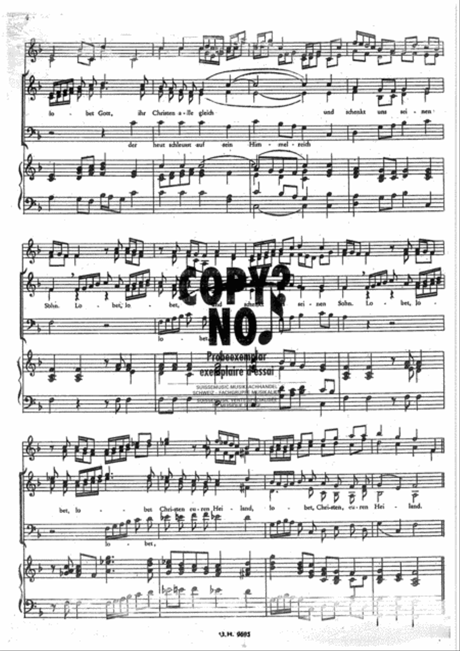 Weihnachtskantate Chorpartitur Choir scores gallery preview page 4