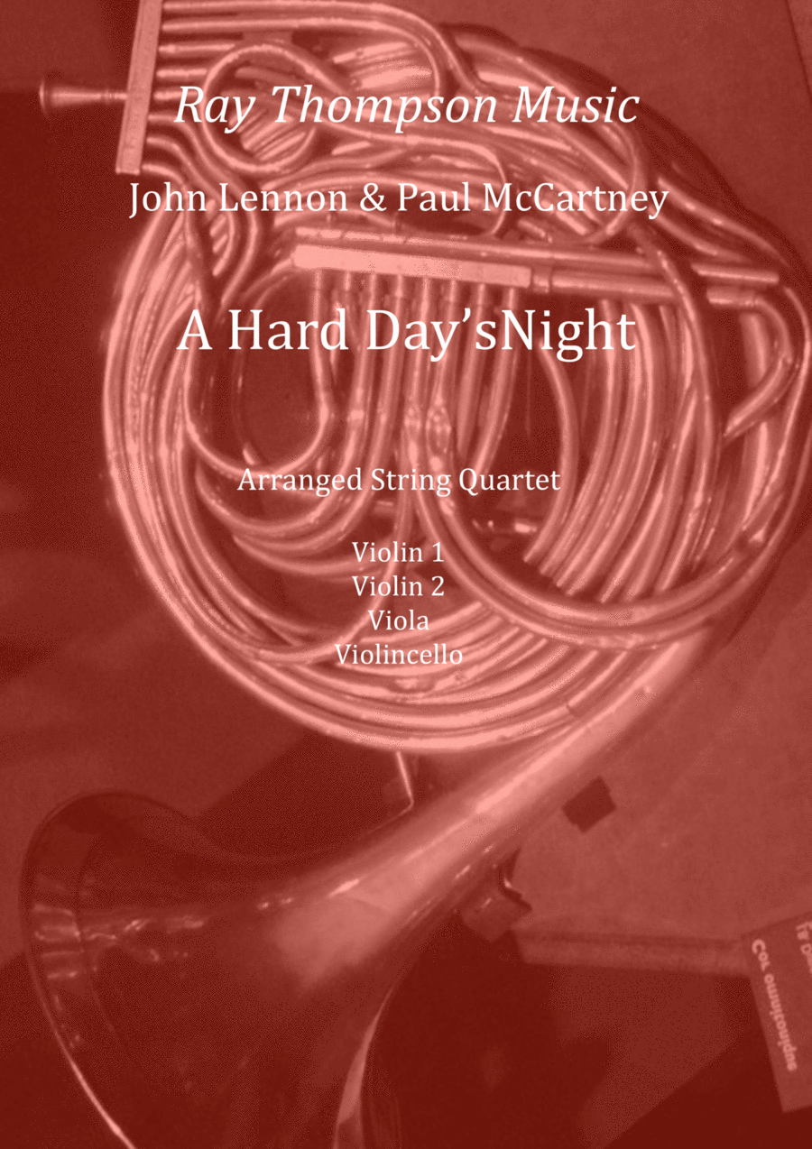 A Hard Day's Night String Quartet scores gallery preview page 1