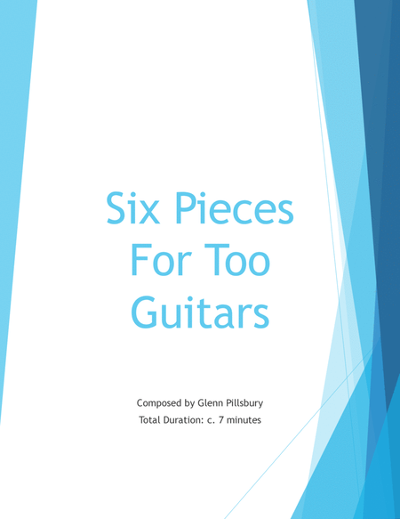 Six Pieces for Too Guitars image number null