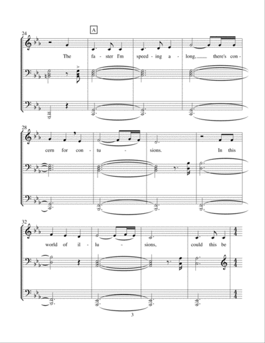 The Glorious Dream: Ballad of the Google Car Choir scores gallery preview page 3