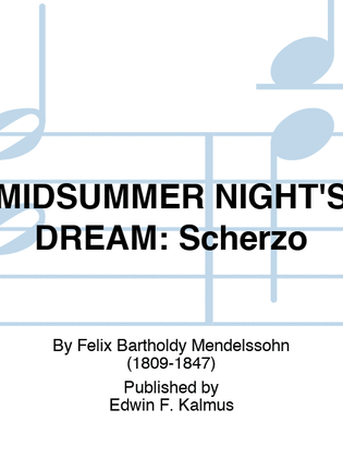 Book cover for MIDSUMMER NIGHT'S DREAM: Scherzo