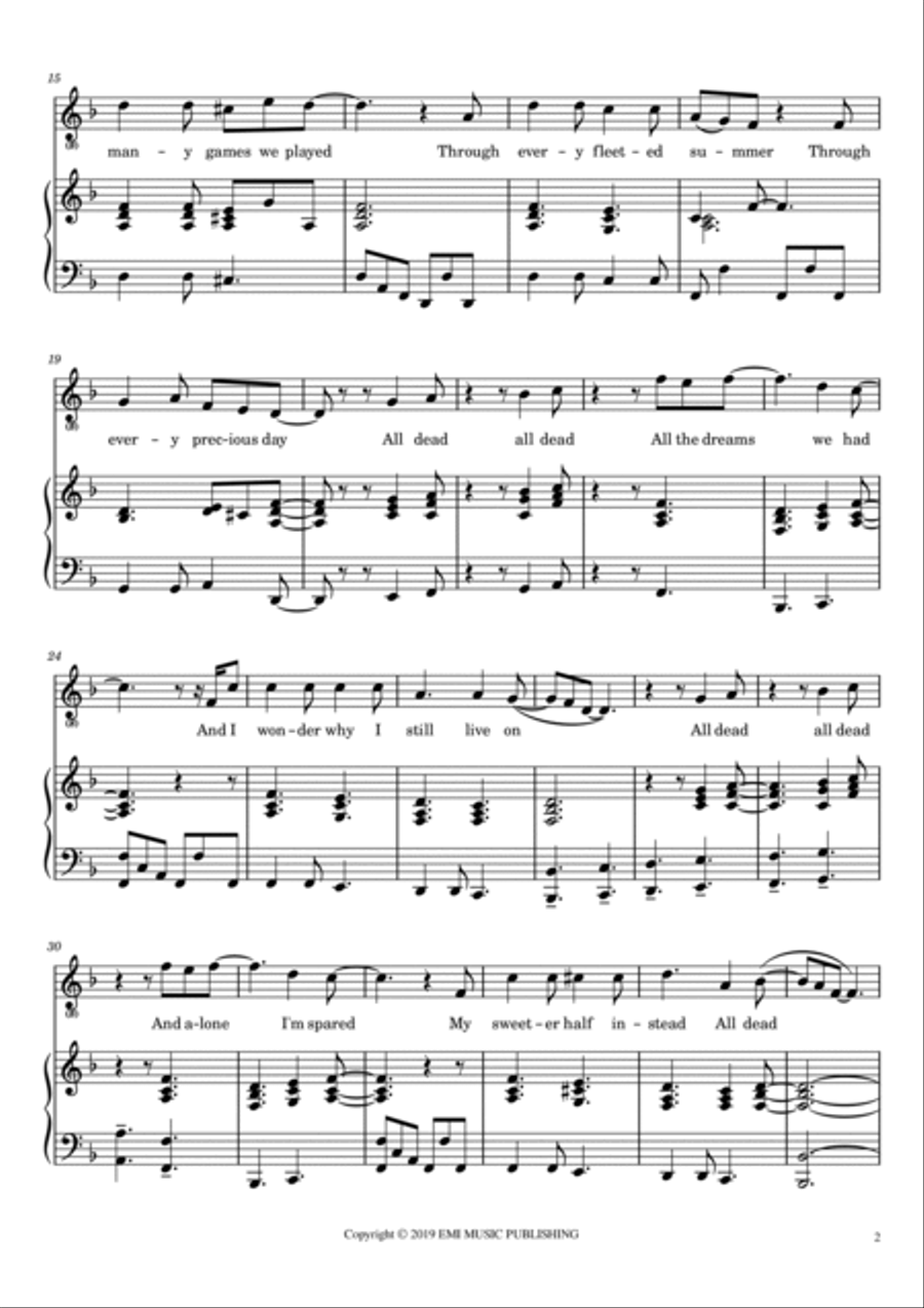 All Dead, All Dead Voice scores gallery preview page 2