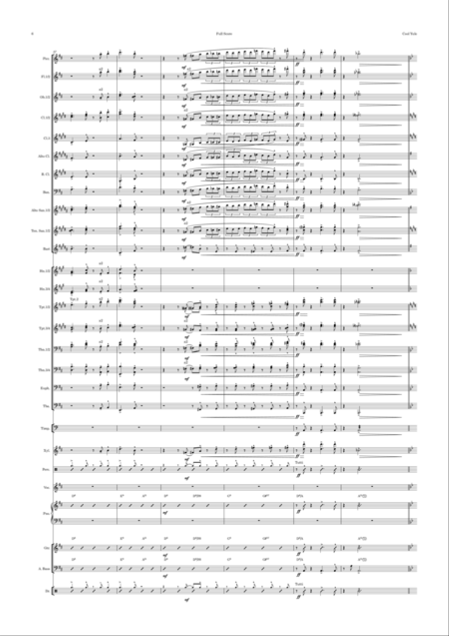 Cool Yule Concert Band scores gallery preview page 6