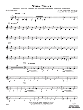 Sousa Classics: B-flat Bass Clarinet