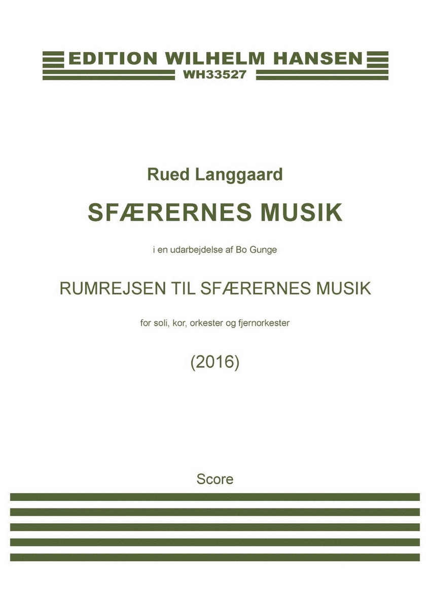 Rumrejsen Til SfÆrernes Musik (Full Score)