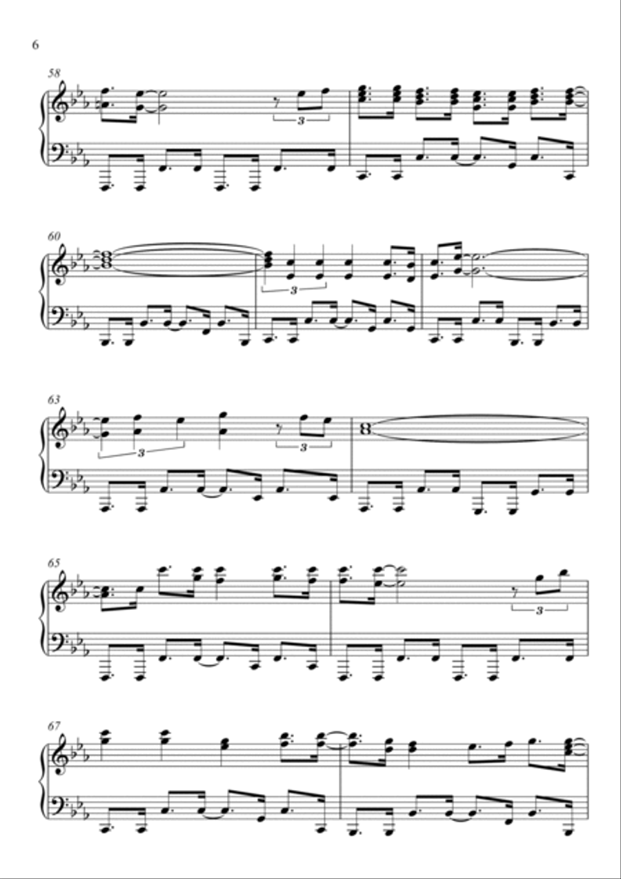 Master Blaster Piano Solo scores gallery preview page 6