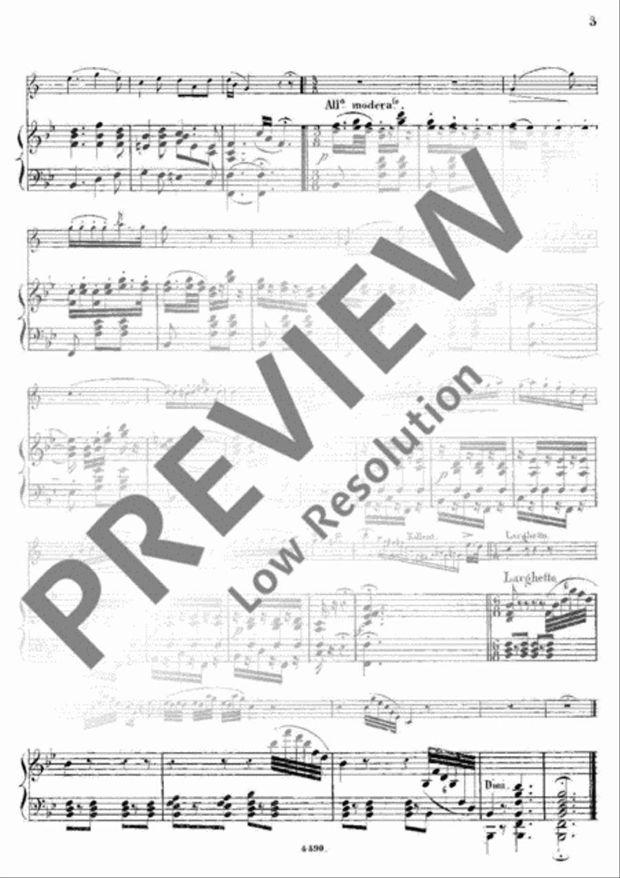 Fantaisie Clarinet Solo scores gallery preview page 4