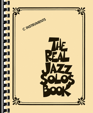 Book cover for The Real Jazz Solos Book