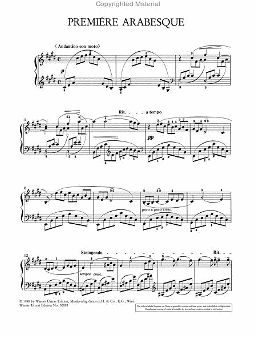 Deux Arabesques Chamber Music scores gallery preview page 2