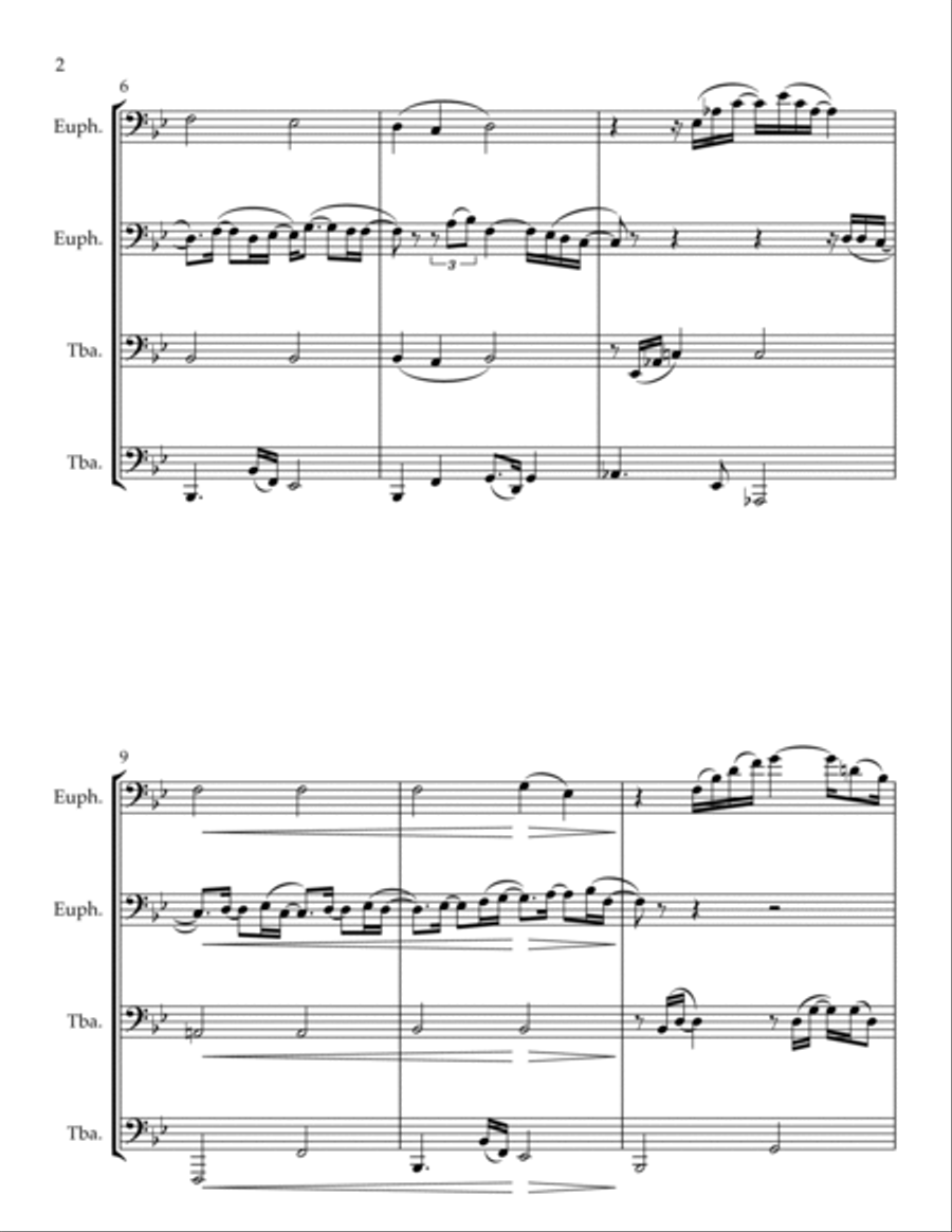 The Luckiest Euphonium scores gallery preview page 2