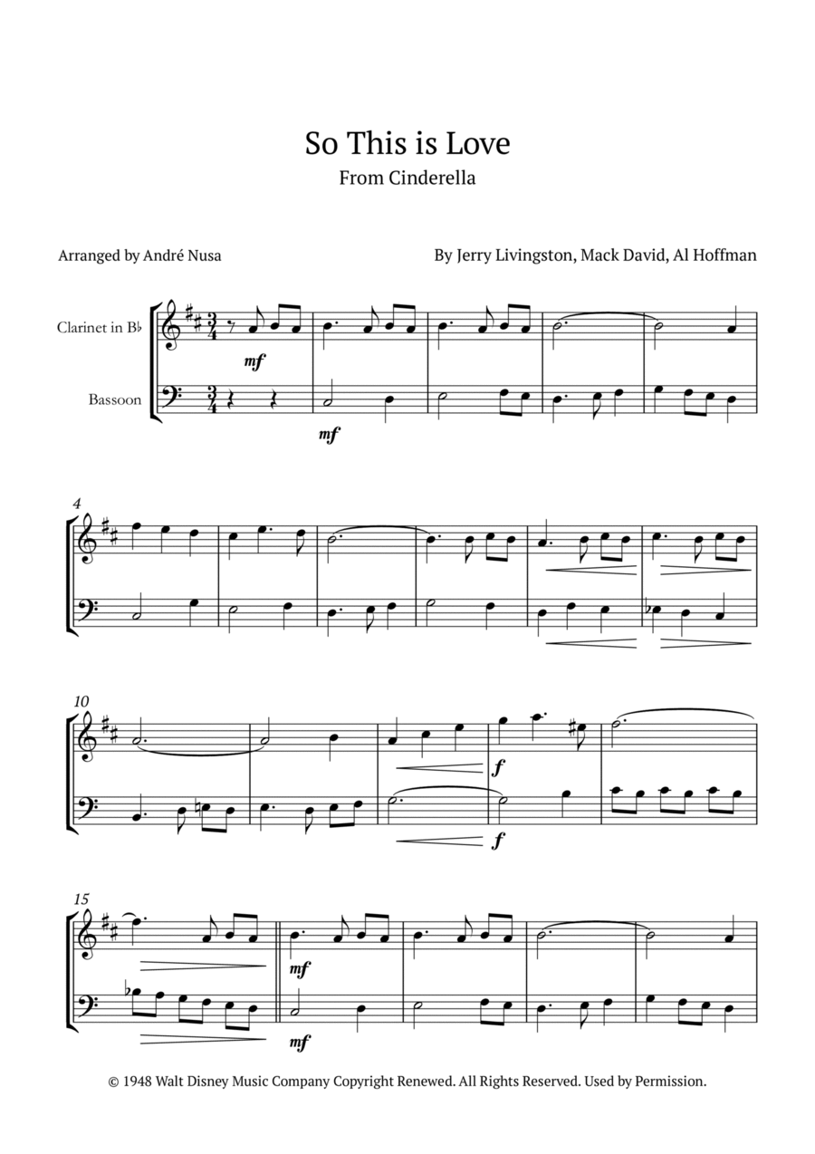 So This Is Love Woodwind Duet scores gallery preview page 1