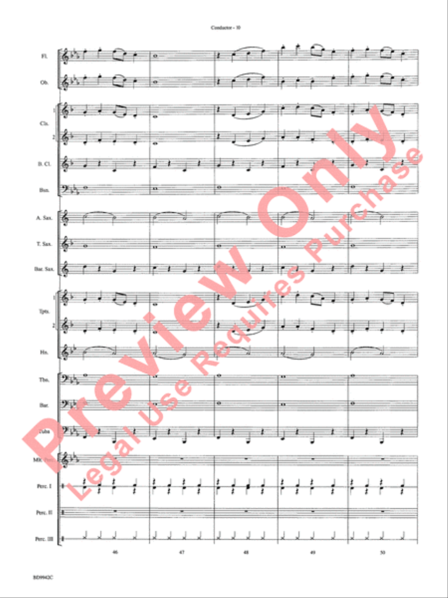Sleigh Ride Sleigh Ride Concert Band scores gallery preview page 13