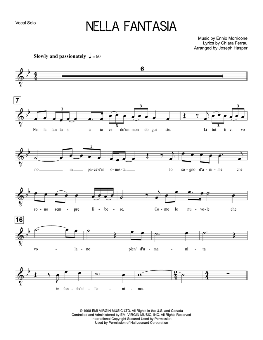 Nella Fantasia Large Ensemble scores gallery preview page 1