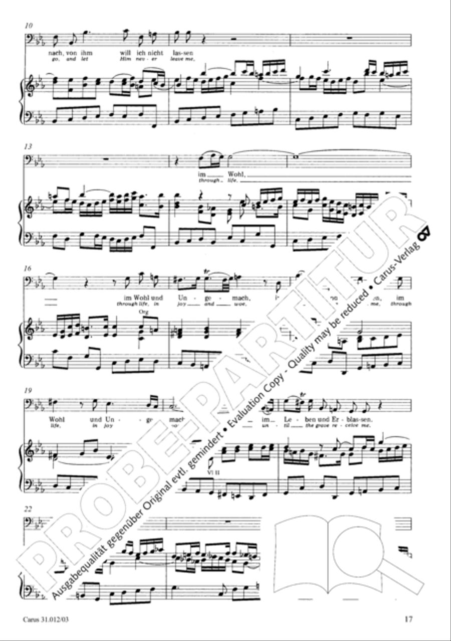 Weeping, crying, sorrow, sighing (Weinen, Klagen, Sorgen, Zagen) ATB scores gallery preview page 18