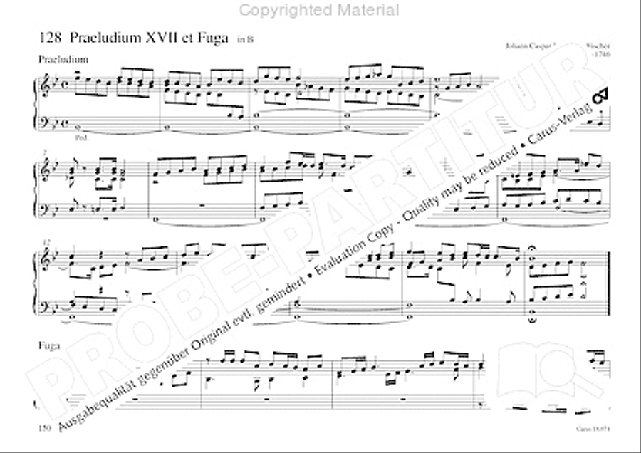 Organo pleno. Orgelstucke zum Ein- und Auszug Organ Solo scores gallery preview page 158