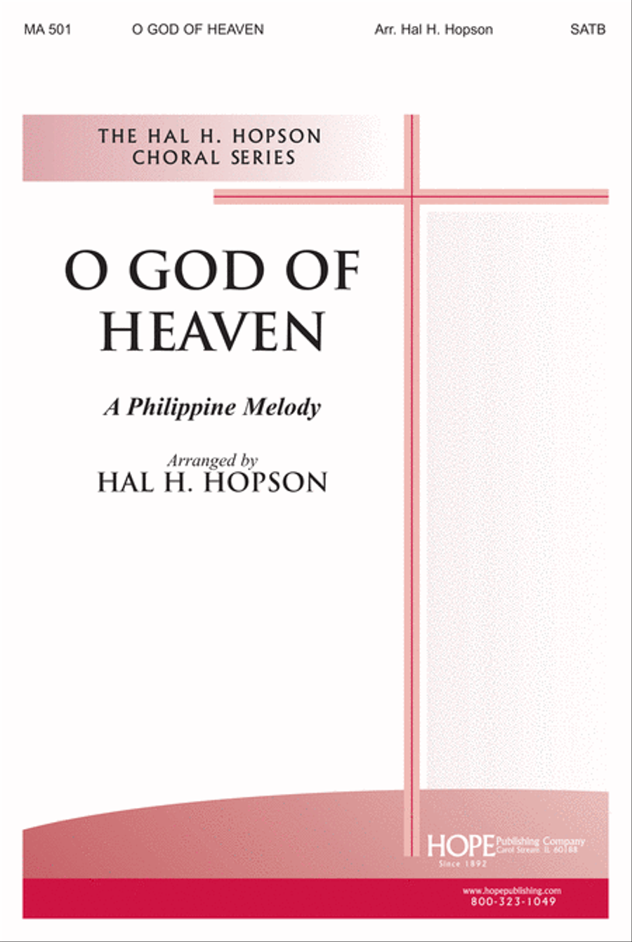 O God of Heaven O God of Heaven 4-Part scores gallery preview page 1