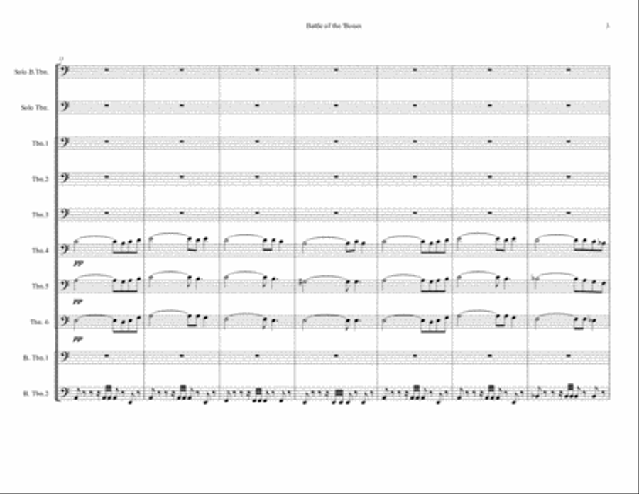 Battle of the 'Bones Brass Ensemble scores gallery preview page 5