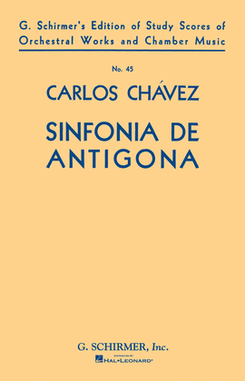 Book cover for Sinfonia de Antigona (Symphony No. 1) (1933)