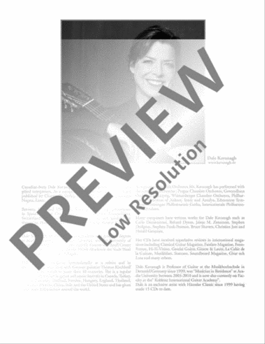 2 Concert Etudes Classical Guitar scores gallery preview page 14