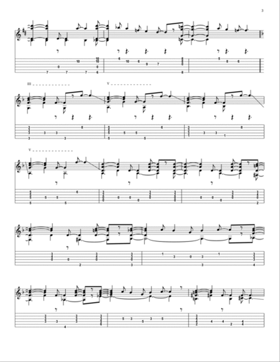 Outro in D minor (No.1) Outro in D minor (No.1) Part scores gallery preview page 3