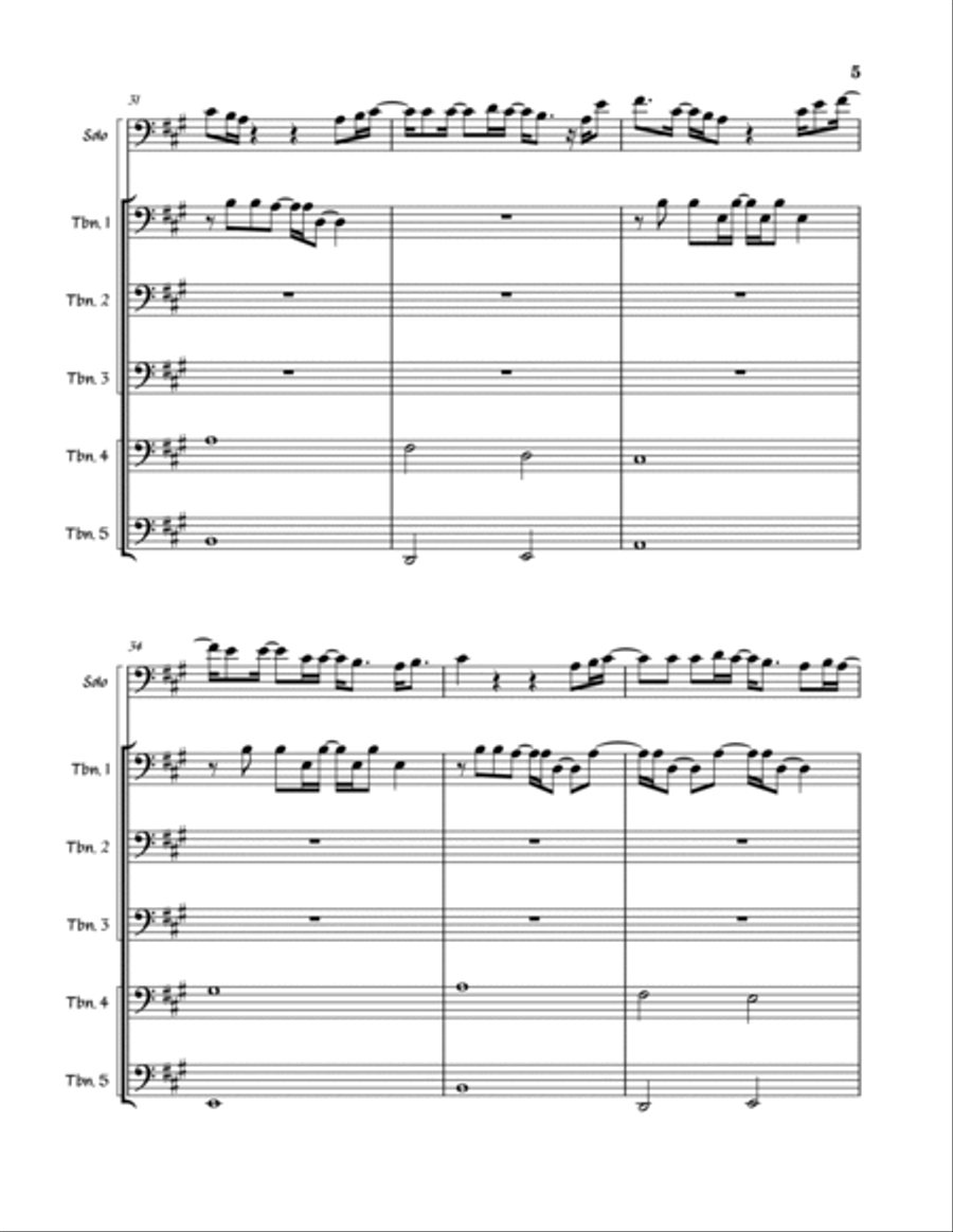 Little Wonders Brass Ensemble scores gallery preview page 5