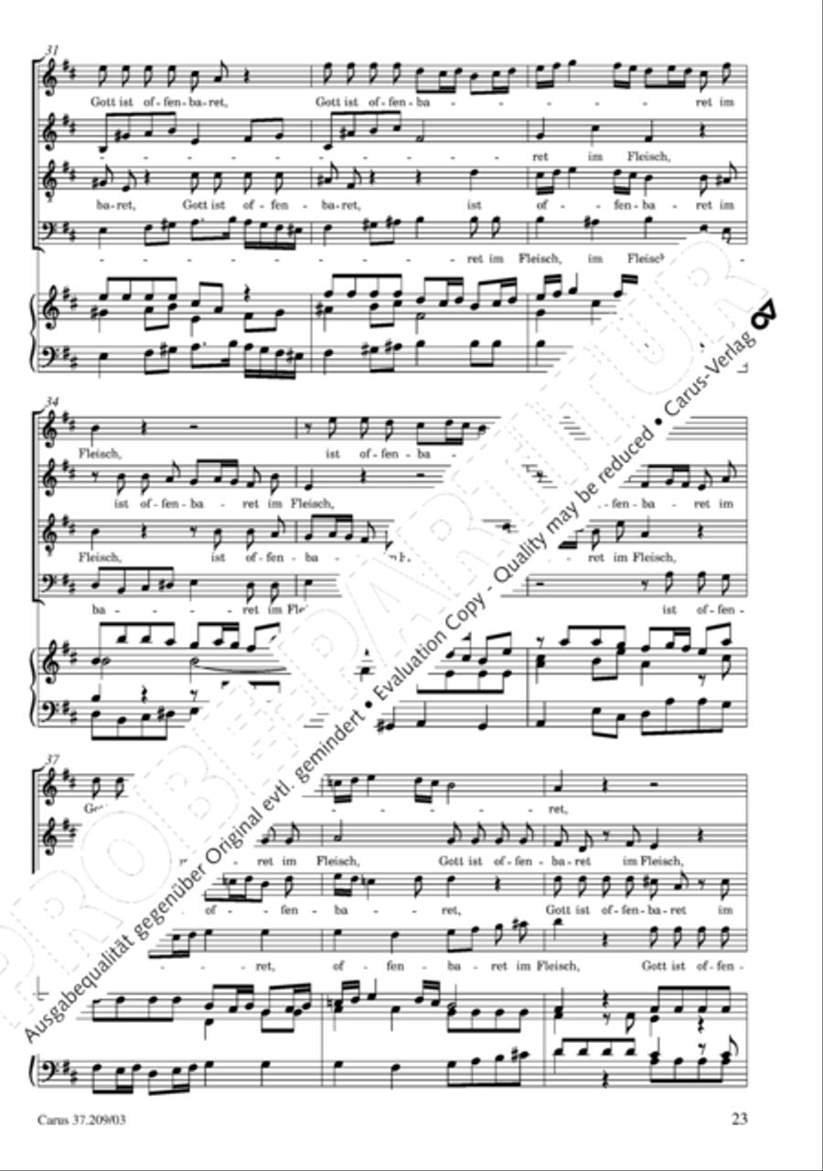 For us a child is born (Uns ist ein Kind geboren) STB scores gallery preview page 24