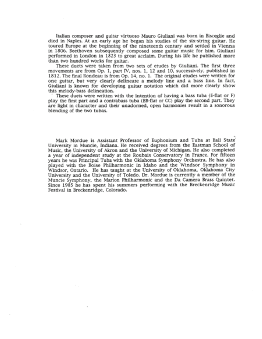 Tuba Duets Brass Duet scores gallery preview page 4