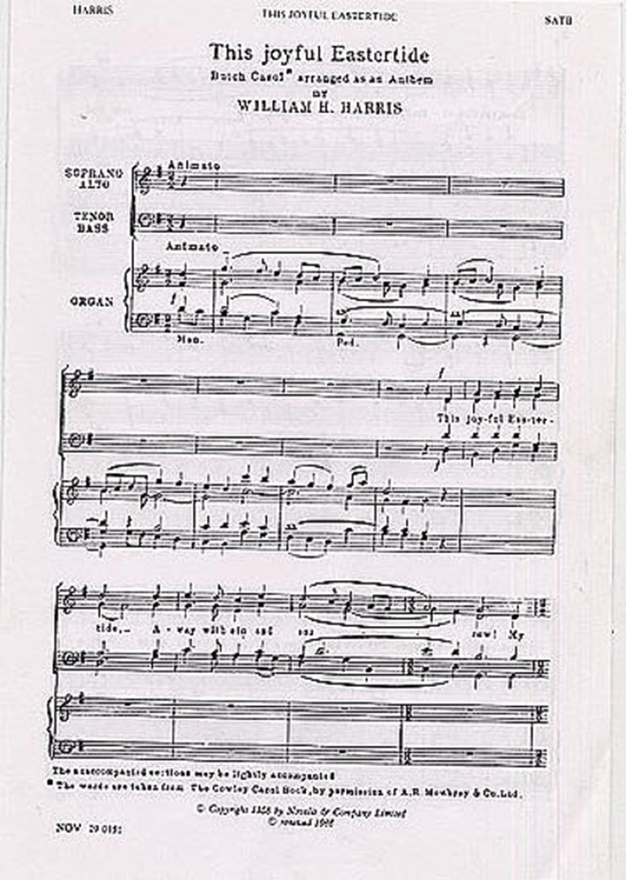 This Joyful Eastertide This Joyful Eastertide 4-Part scores gallery preview page 1