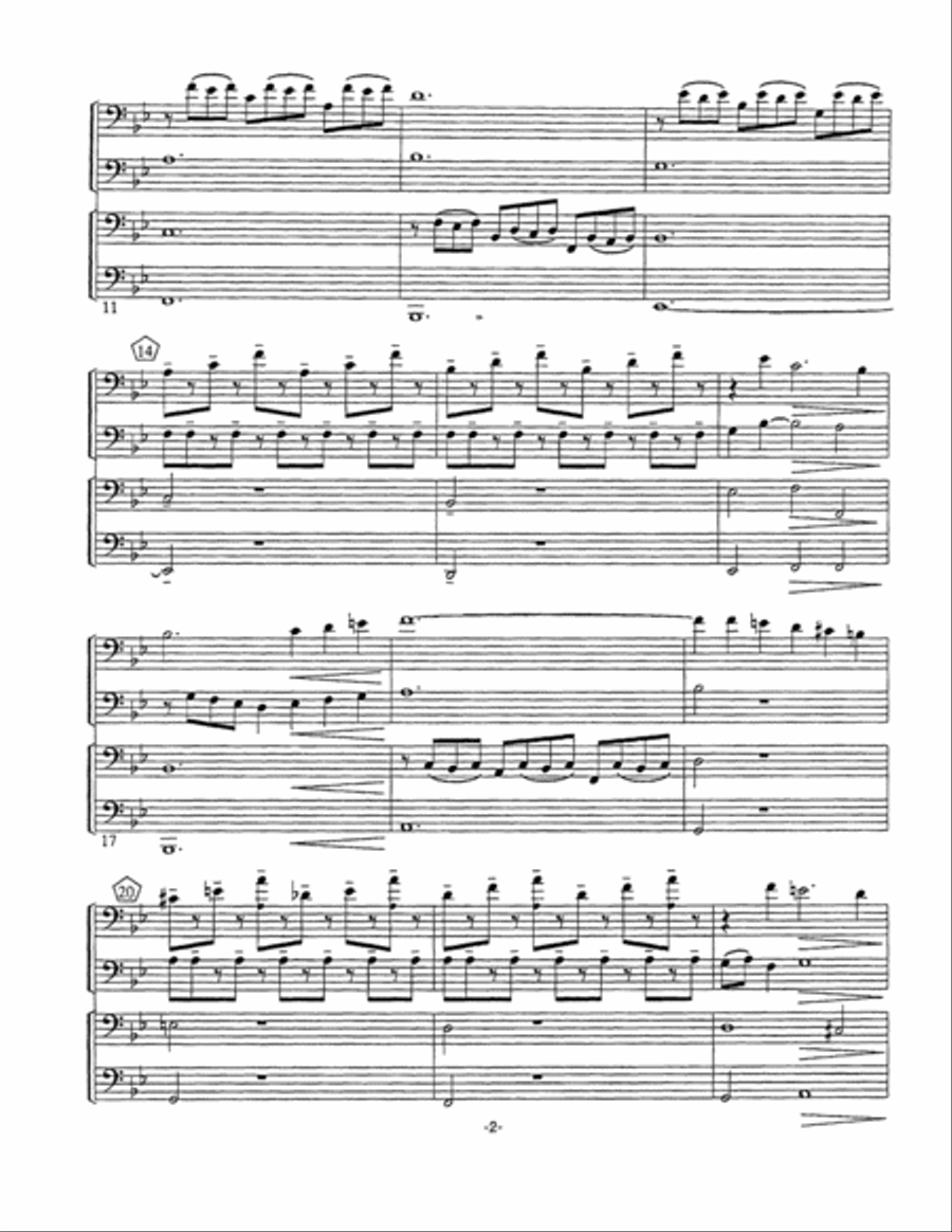 Prelude and Fugue in G Minor, BWV 558 EETT scores gallery preview page 3