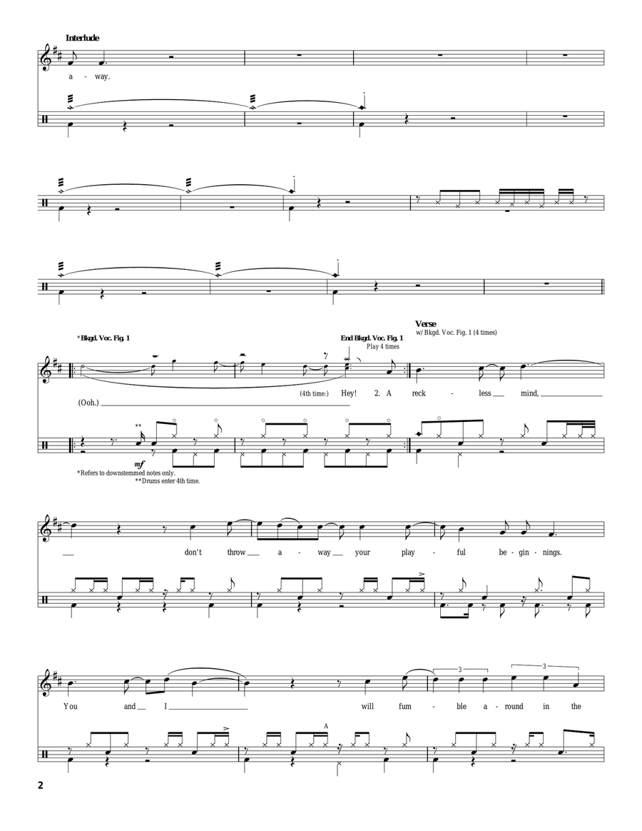 Warehouse Drum Set scores gallery preview page 2