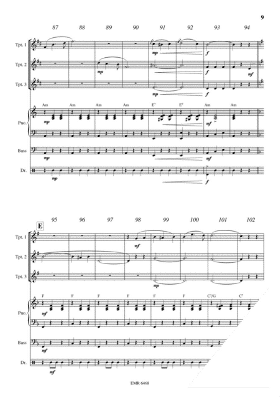 Donauwellen Trumpet Trio scores gallery preview page 9
