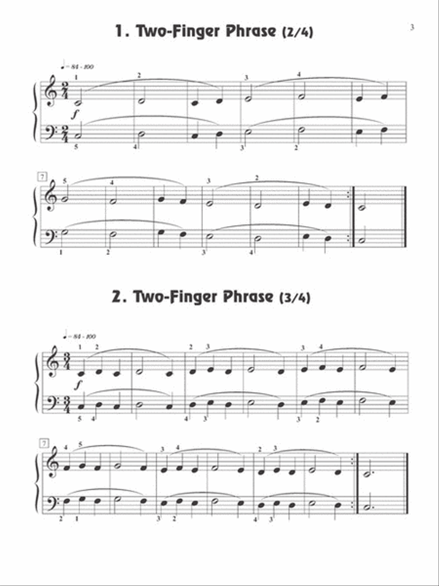 Schaum Fingerpower, Level One (Book and CD) Piano Method scores gallery preview page 3