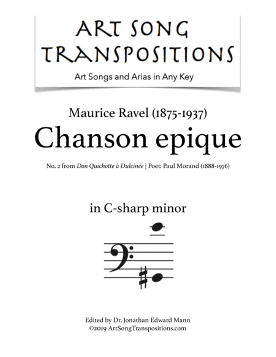 Chanson Romanesque Chanson Romanesque Voice scores gallery preview page 1