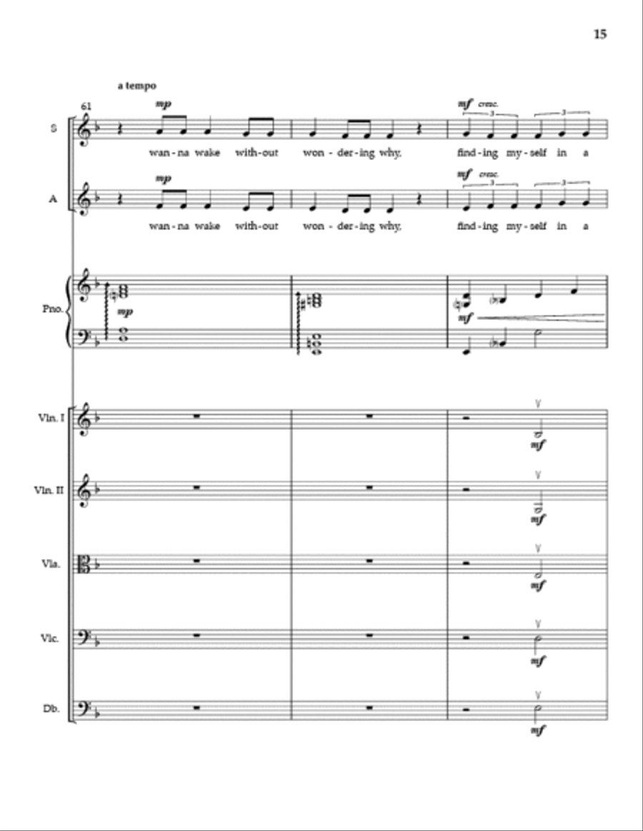 Flight (Full Score and Parts) SSA scores gallery preview page 14