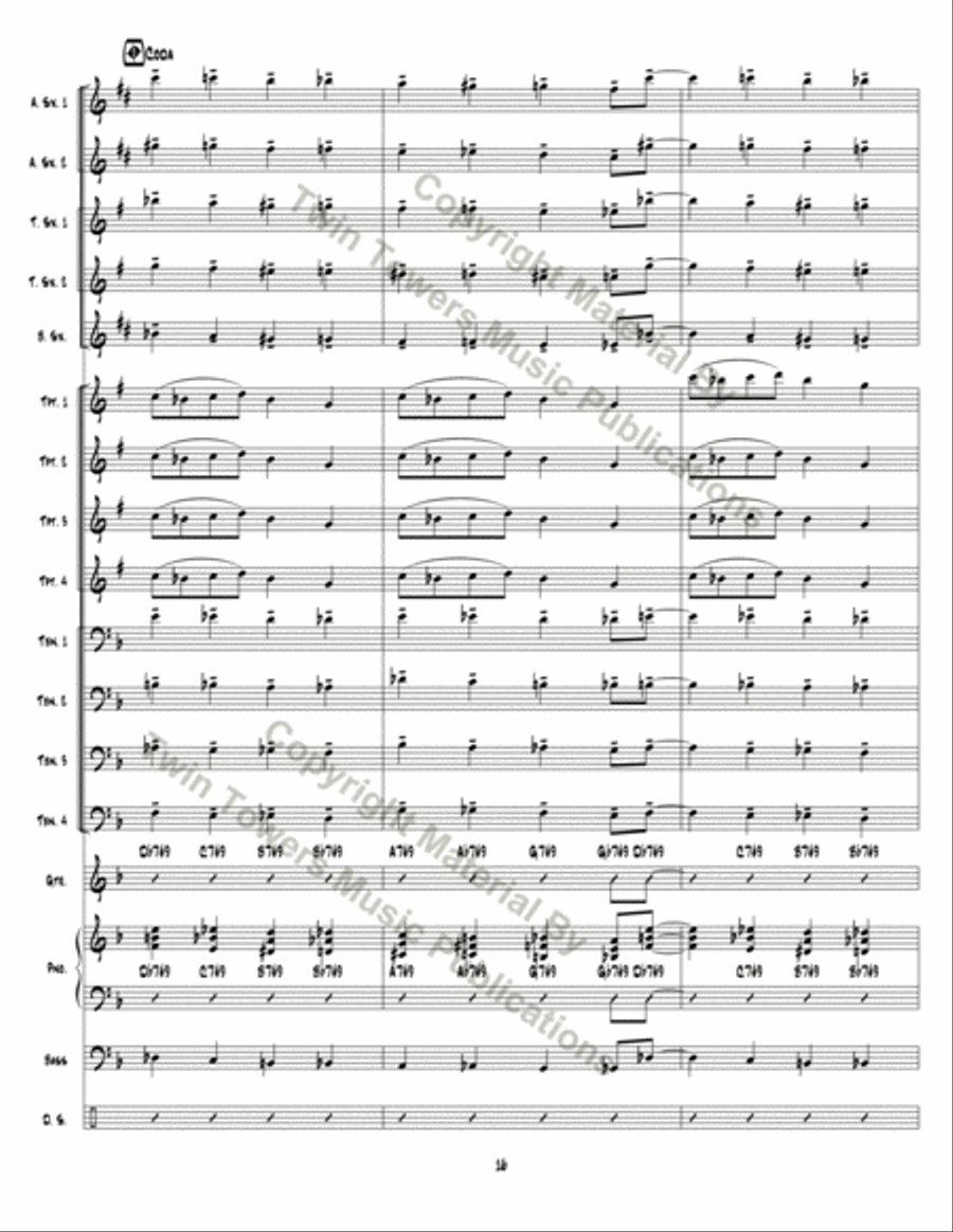 Unnumbered in the Front Unnumbered in the Front Jazz Ensemble scores gallery preview page 17