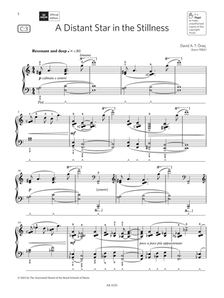 A Distant Star in the Stillness (Grade 5, list C3, from the ABRSM Piano Syllabus 2023 & 2024)