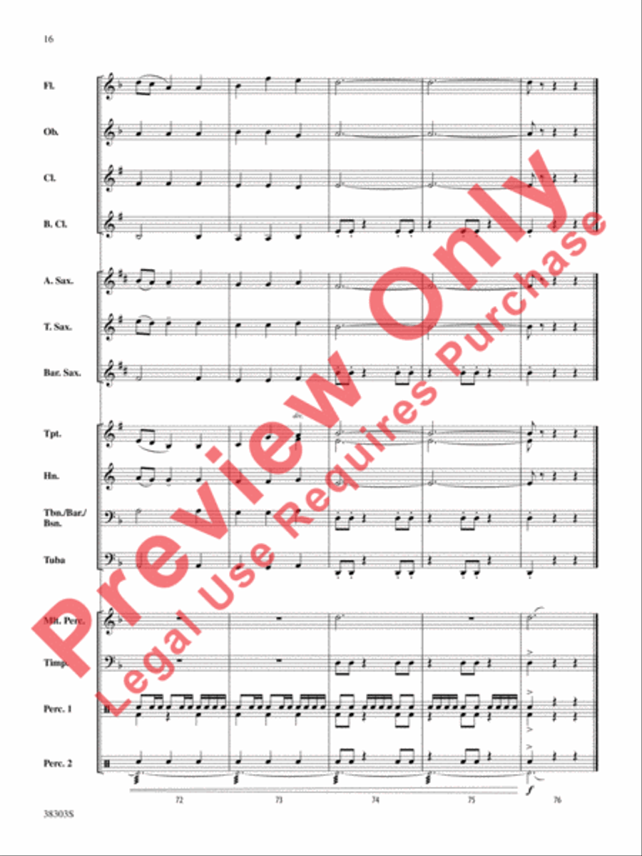 Ghost Ship Ghost Ship Concert Band scores gallery preview page 17