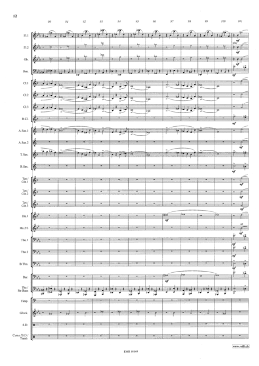 Ruslan And Ludmilla Concert Band scores gallery preview page 13
