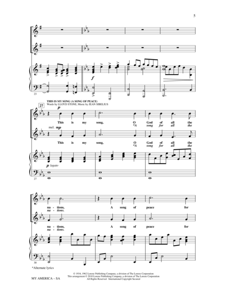 My America (Choral Medley)